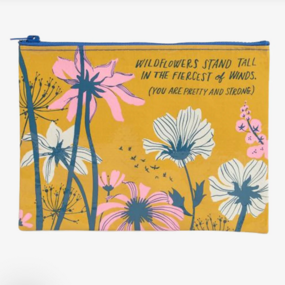 Wildflowers Stand Tall Zipper Pouch