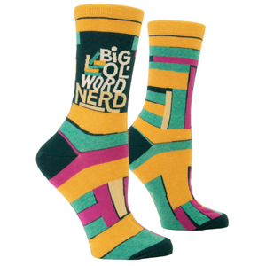 Big Ol' Word Nerd Women's Crew Socks