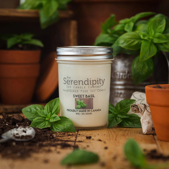 Sweet Basil Soy Candle