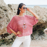 Short Sleeved Top - Dusty Pink