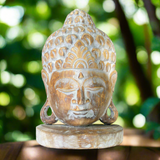 Hand Carved Buddah Head