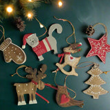 Hanging Wooden Moose