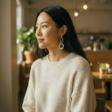 Linked Circle Earrings - Gold Stainless Steel