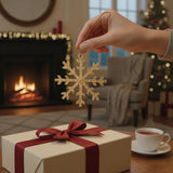 Wooden Snowflake Decoration