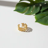 Multi Petal Ring - Gold Plate