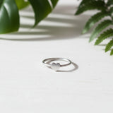 Heart Ring In Silver Plate