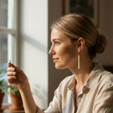 Metal Bar Earring - Gold Colour