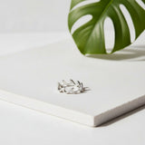 Wave Ring _ Silver Plate