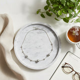 Multi Ball Necklace - Grey Stainless Steel