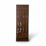 Wooden Stud Earring Display