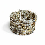 Sequin and Bead Cuff