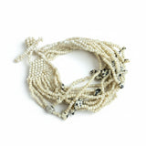 Beaded Bracelet with Stone Chips