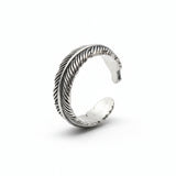 Leaf Ring In Silver Plate