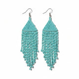 Large Beaded Tassel Earring