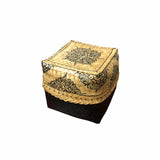 Black Henna Rattan Box