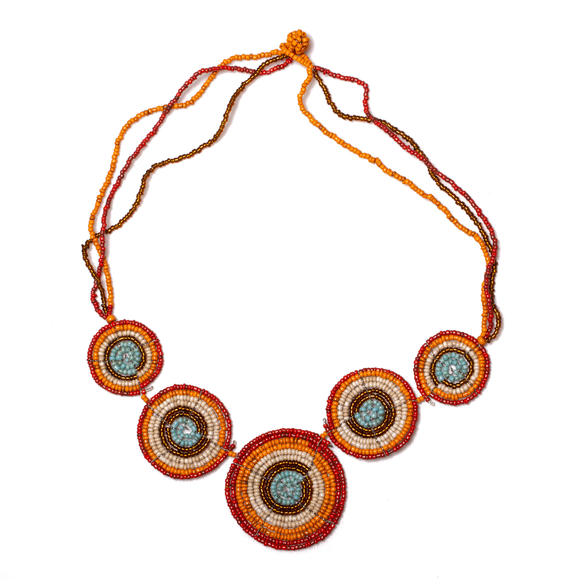 Beaded Circles Necklace