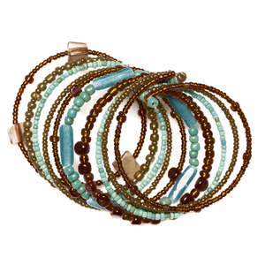 Multi Strand Beaded Cuff