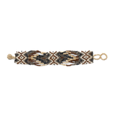 Narrow Aztec Style Wrap Bracelet