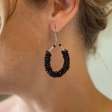 Beaded Loop Earrings