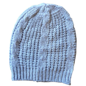 Simple Cable Knit Hat