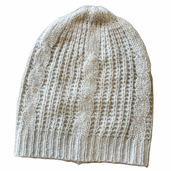 Simple Cable Knit Hat