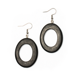 Resin Simple Hoop Earrings