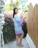 Ombre Gypsy Style Dress/Top - Purple  Shades