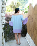 Ombre Gypsy Style Dress/Top - Purple  Shades