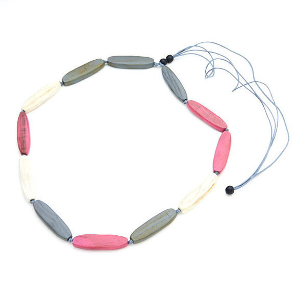 Long Wooden Stick Necklace