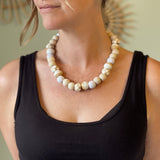 Spotty Elasticated Wooden Ball Necklace