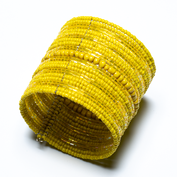 Wide Beaded Cuff