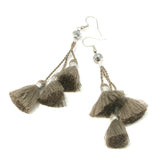 Triple Tassel Earrings