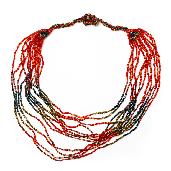 Multi Strand Beaded Necklace