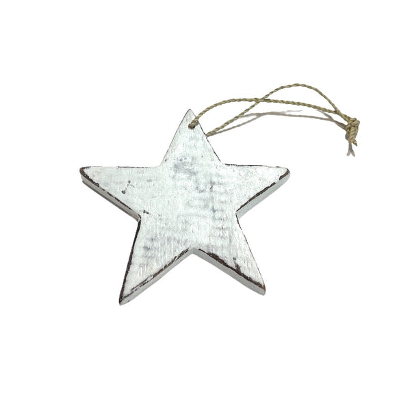 Single Wooden Star Decoration
