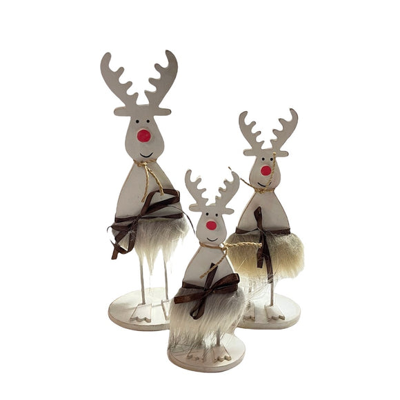 White Ballet Deer Decoration