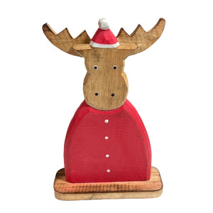 Red Deer In Santa suit Decoration