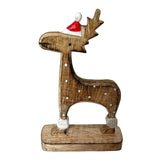 Santa Hat Deer Decoration
