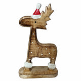 Santa Hat Deer Decoration