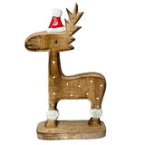 Santa Hat Deer Decoration