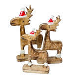 Santa Hat Deer Decoration