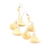 Triple Tassel Earrings