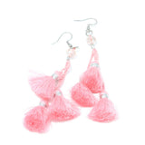 Triple Tassel Earrings