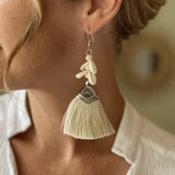 Shell & Tassel Earrings