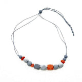 Short Mixed Shape Resin Necklace