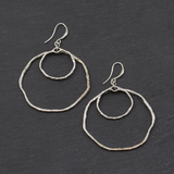 double ring earrings