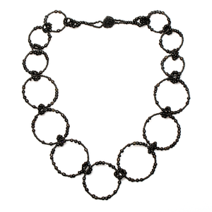 Beaded Hoop Necklace - ZN6201